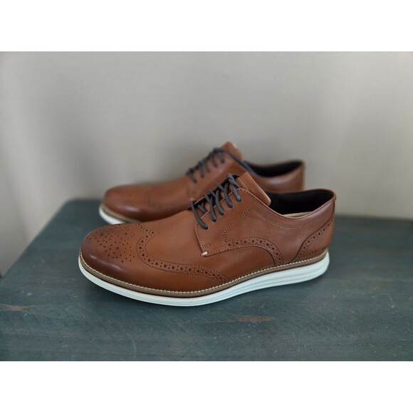 Cole Haan Originalgrand Energy Merid SW Oxfords British Tan C33805 Mens 13 NEW